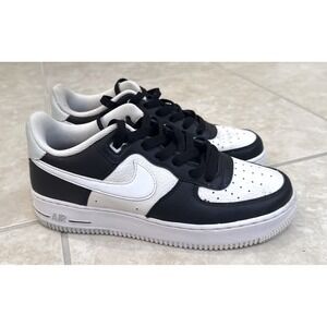 Nike Air Force 1 Low LV8 Split Phantom White Black FB 9035-002 Size 6Y